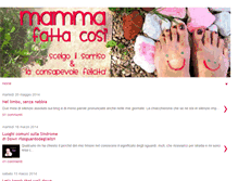 Tablet Screenshot of mammafattacosi.com